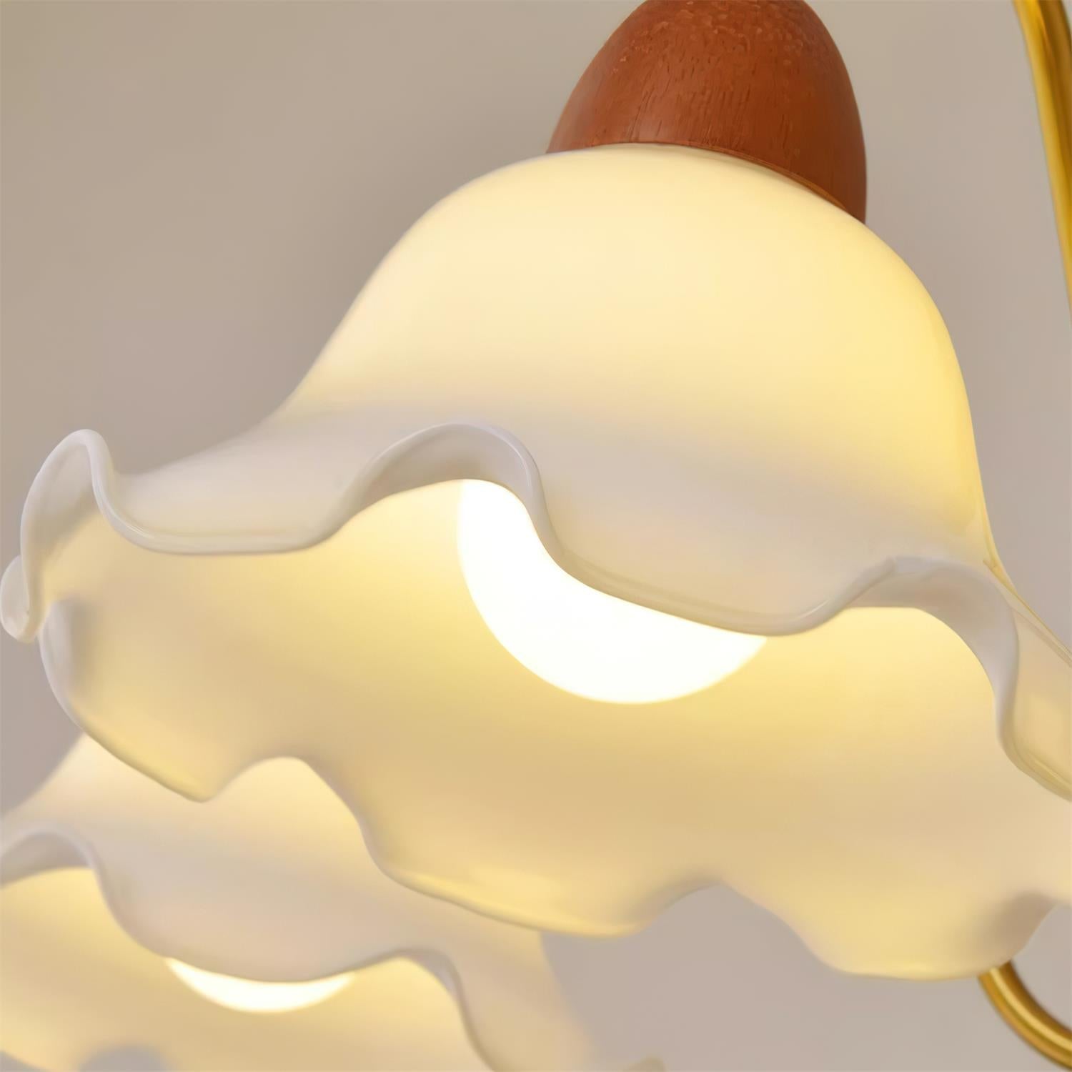 Gino Chandelier Flower Glass Curved - Letslighting