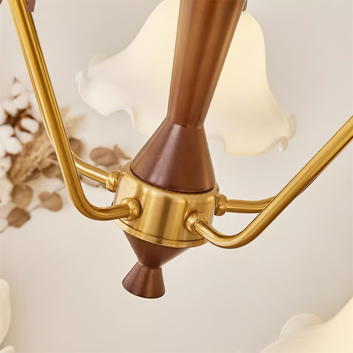 Gino Chandelier Flower Glass Curved - Letslighting