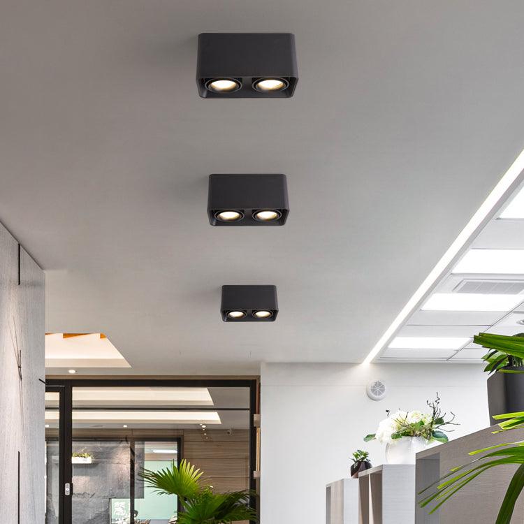 Solara Projecteur Encastré Jumeau LED Angulaire Minimaliste - Neutralighting