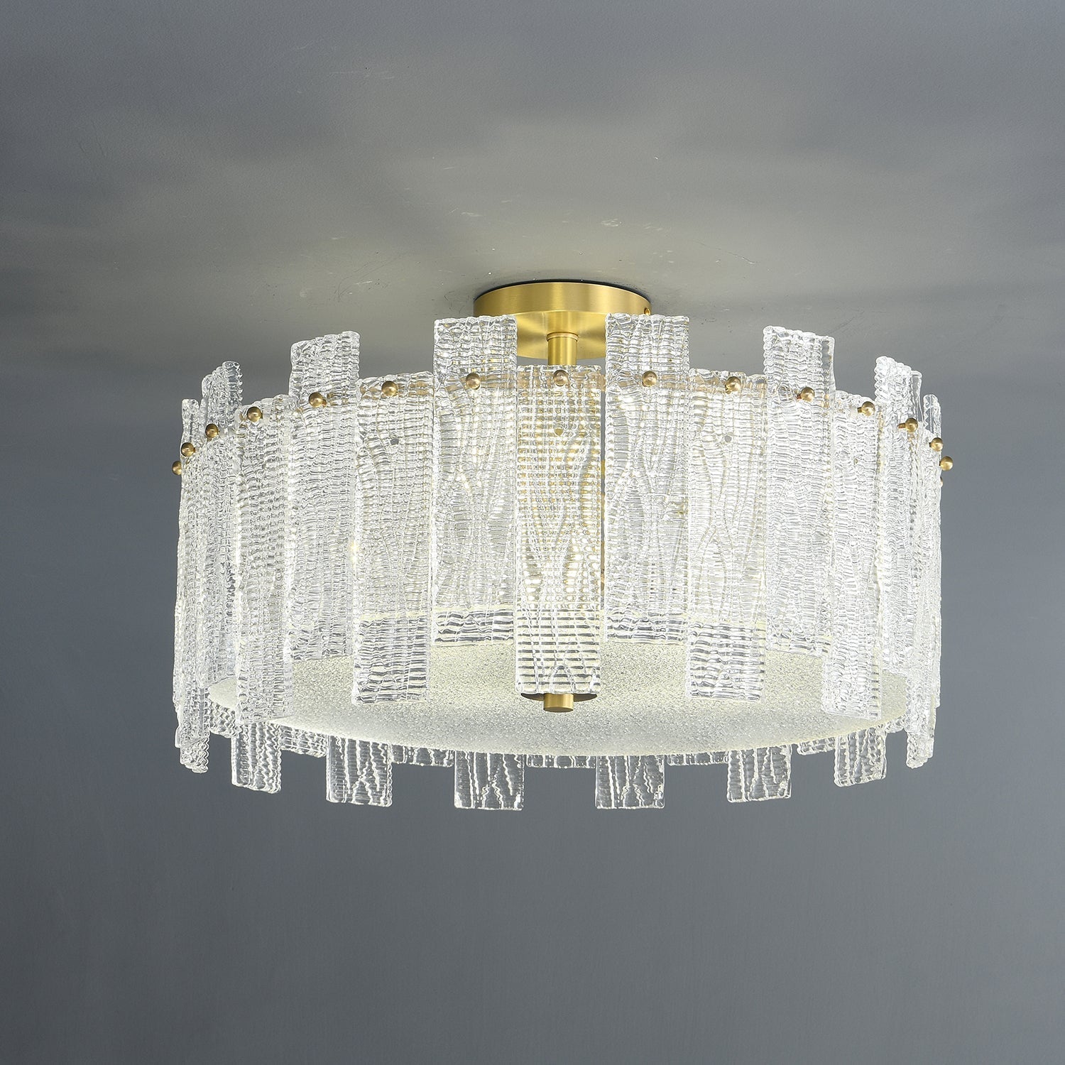 Symiror Plafonnier de Luxe en Laiton - Neutralighting