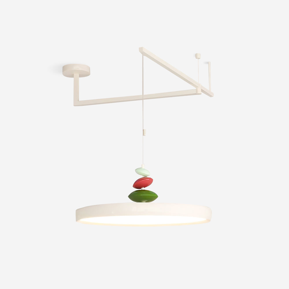 Suspension Acrylique Abat-jour Rond Décoratif Moderne - Neutralighting