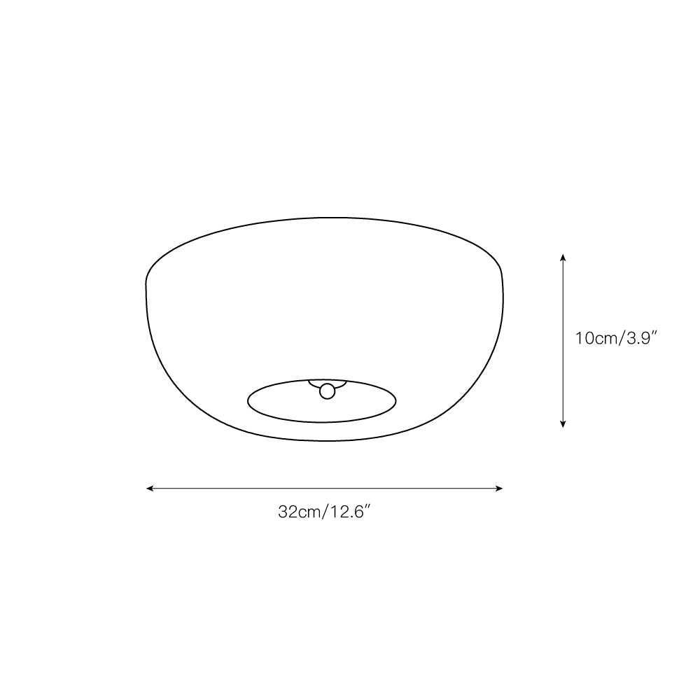 Ulsolir Plafonnier En Verre à Bouton Artistique De Qualité Supérieure - Neutralighting