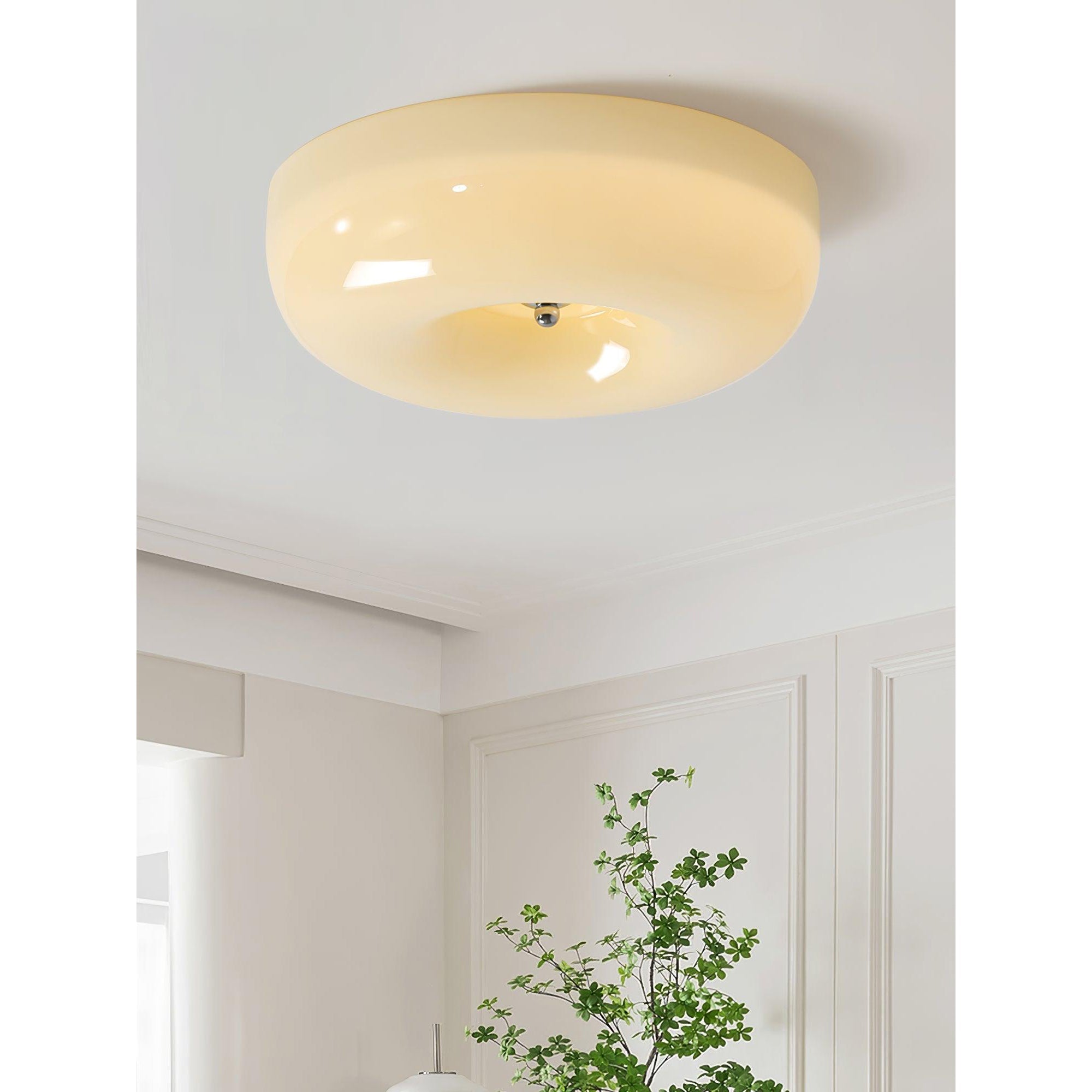 Ulsolir Plafonnier En Verre à Bouton Artistique De Qualité Supérieure - Neutralighting