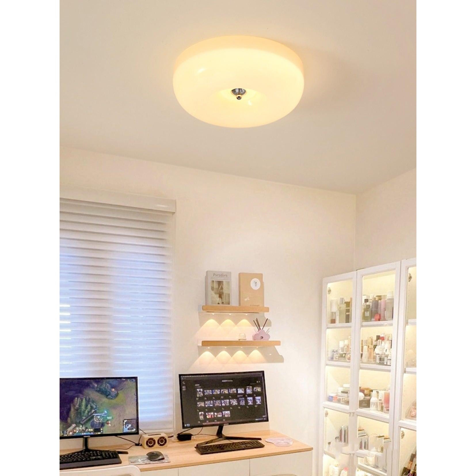 Ulsolir Plafonnier En Verre à Bouton Artistique De Qualité Supérieure - Neutralighting
