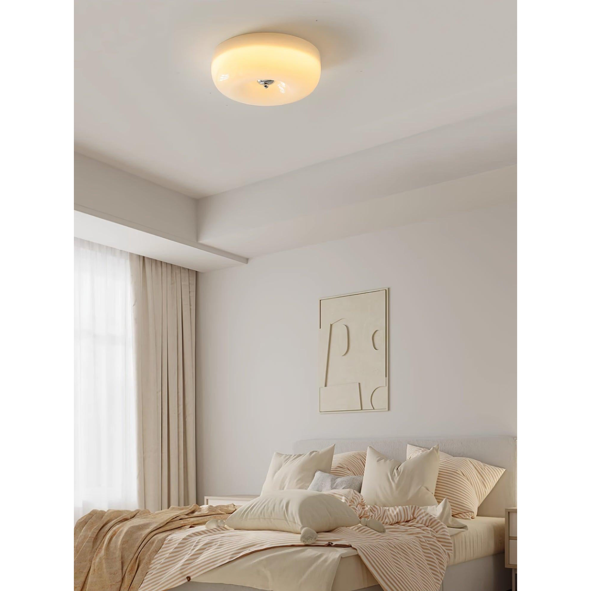 Ulsolir Plafonnier En Verre à Bouton Artistique De Qualité Supérieure - Neutralighting