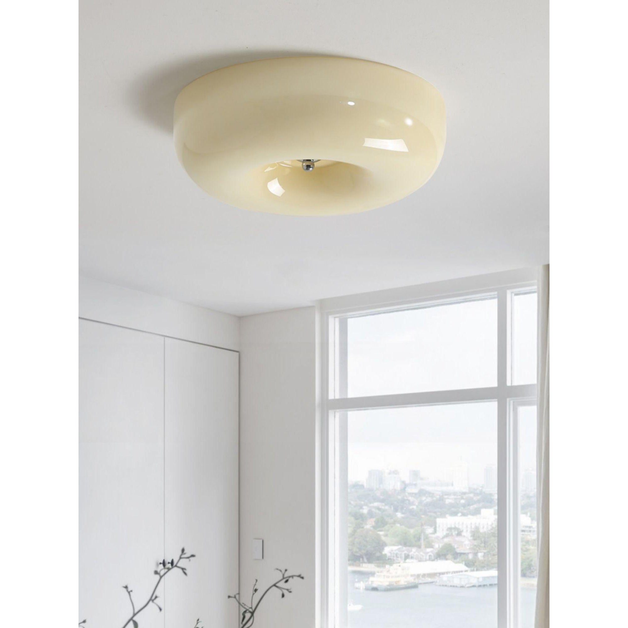 Ulsolir Plafonnier En Verre à Bouton Artistique De Qualité Supérieure - Neutralighting