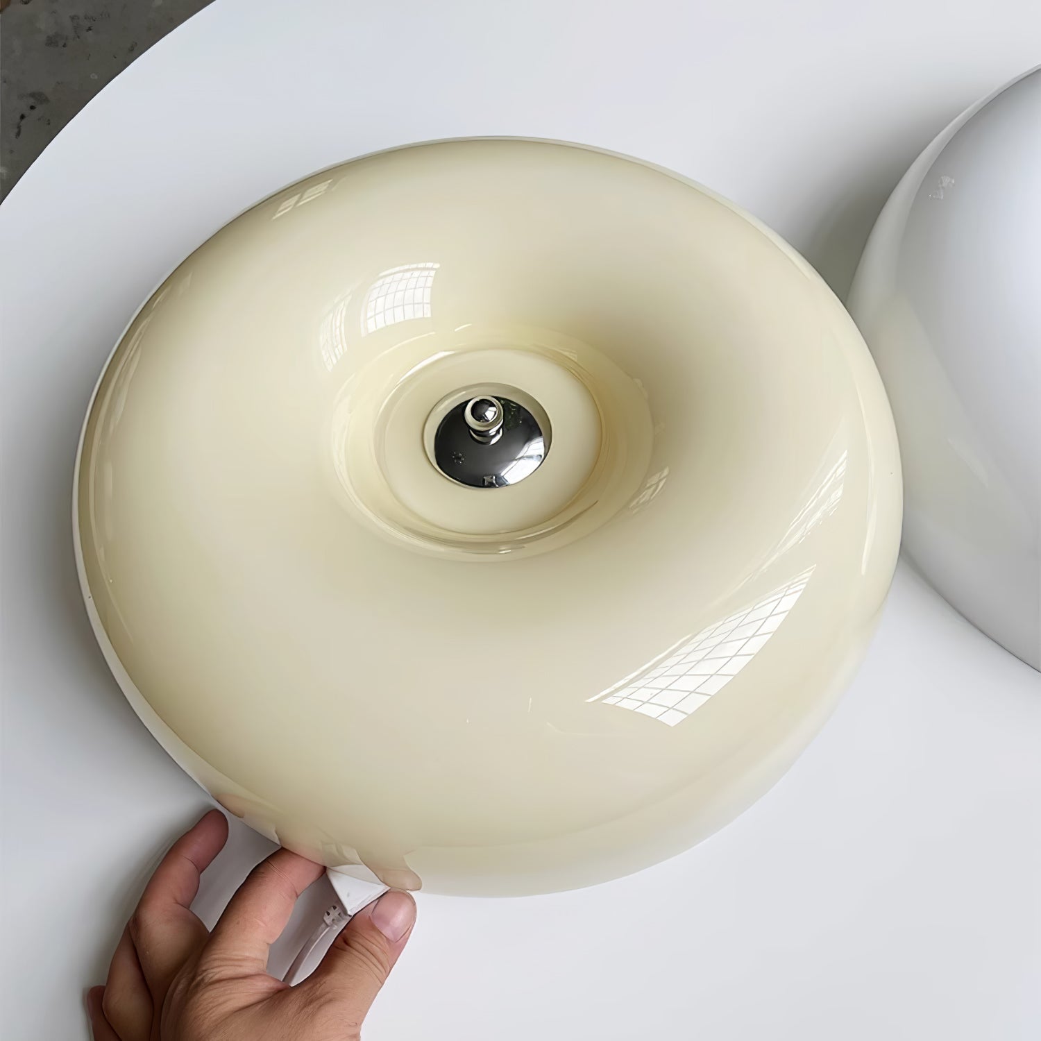 Ulsolir Plafonnier En Verre à Bouton Artistique De Qualité Supérieure - Neutralighting