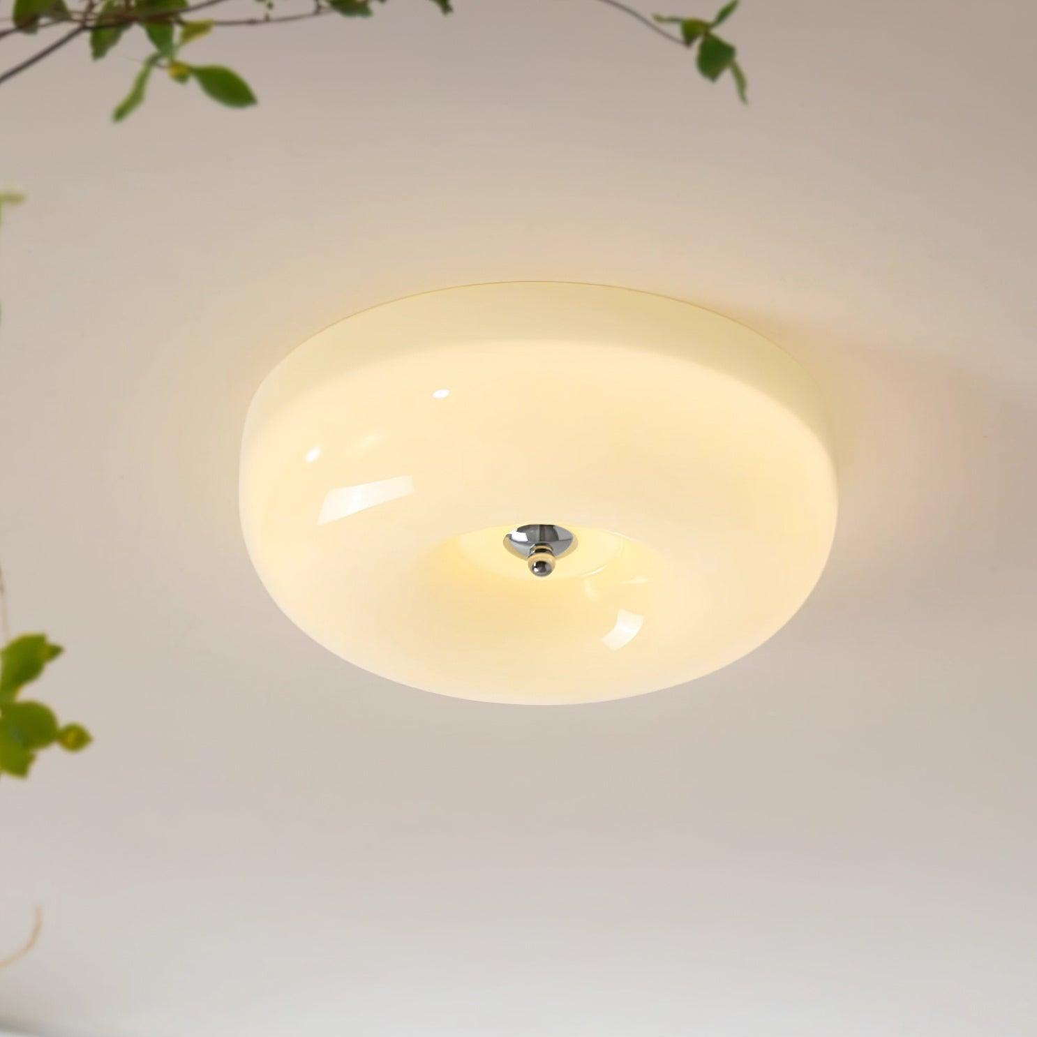 Ulsolir Plafonnier En Verre à Bouton Artistique De Qualité Supérieure - Neutralighting
