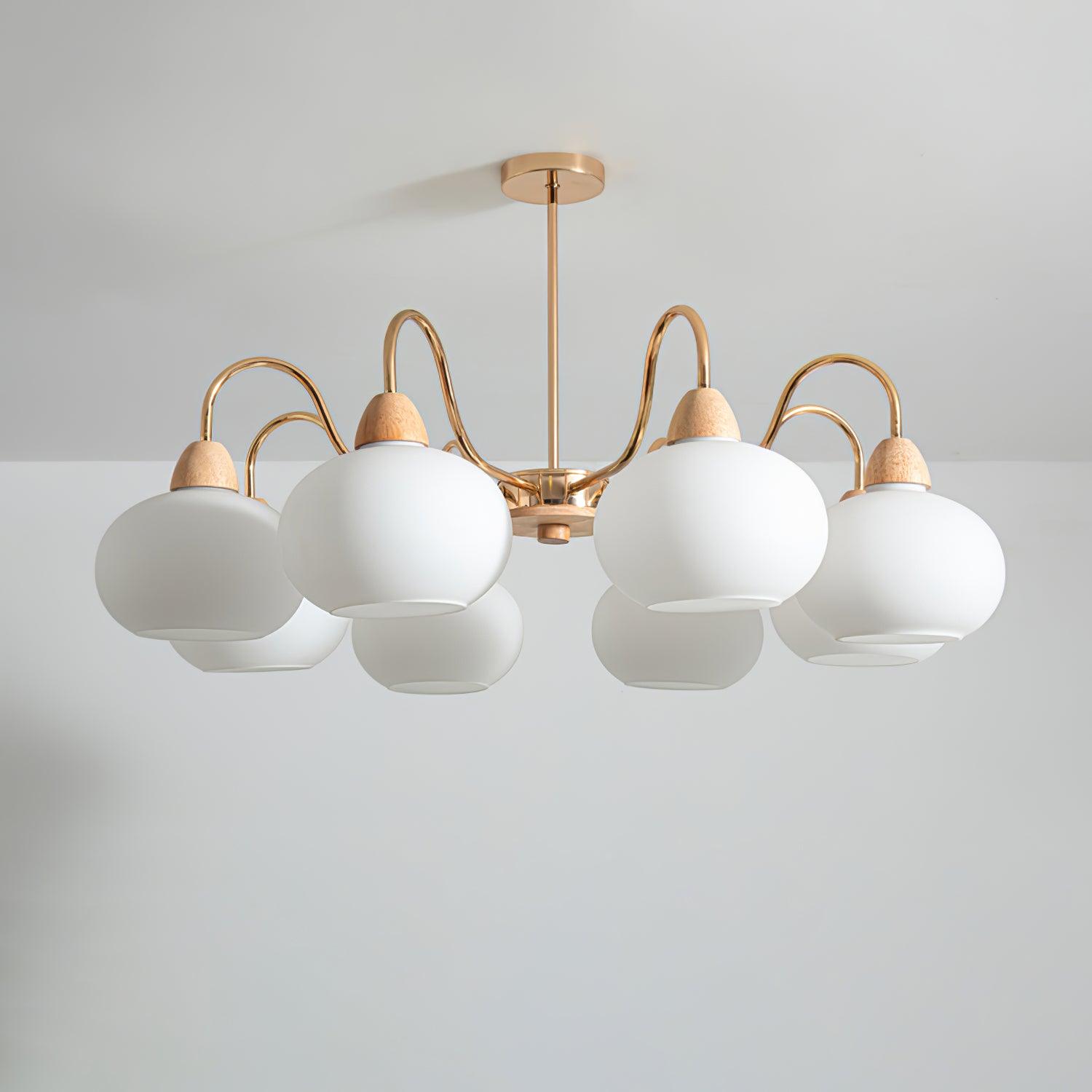Zevena Glass Chandelier - Letslighting