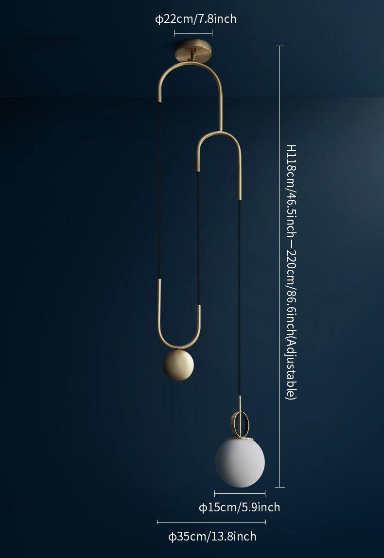 Zara Lampe Pendante Moderne - Neutralighting