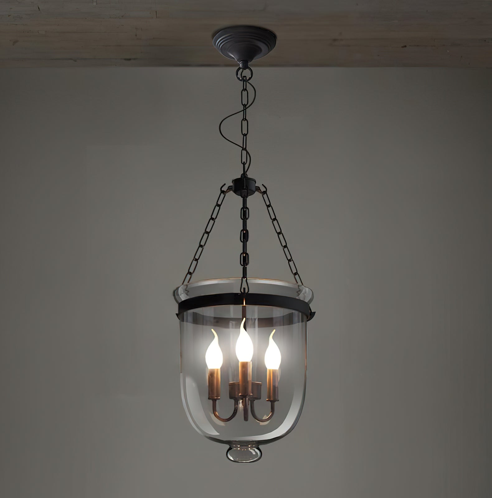 Avshaora Suspension Industrielle Vintage En Métal Et Verre - Neutralighting