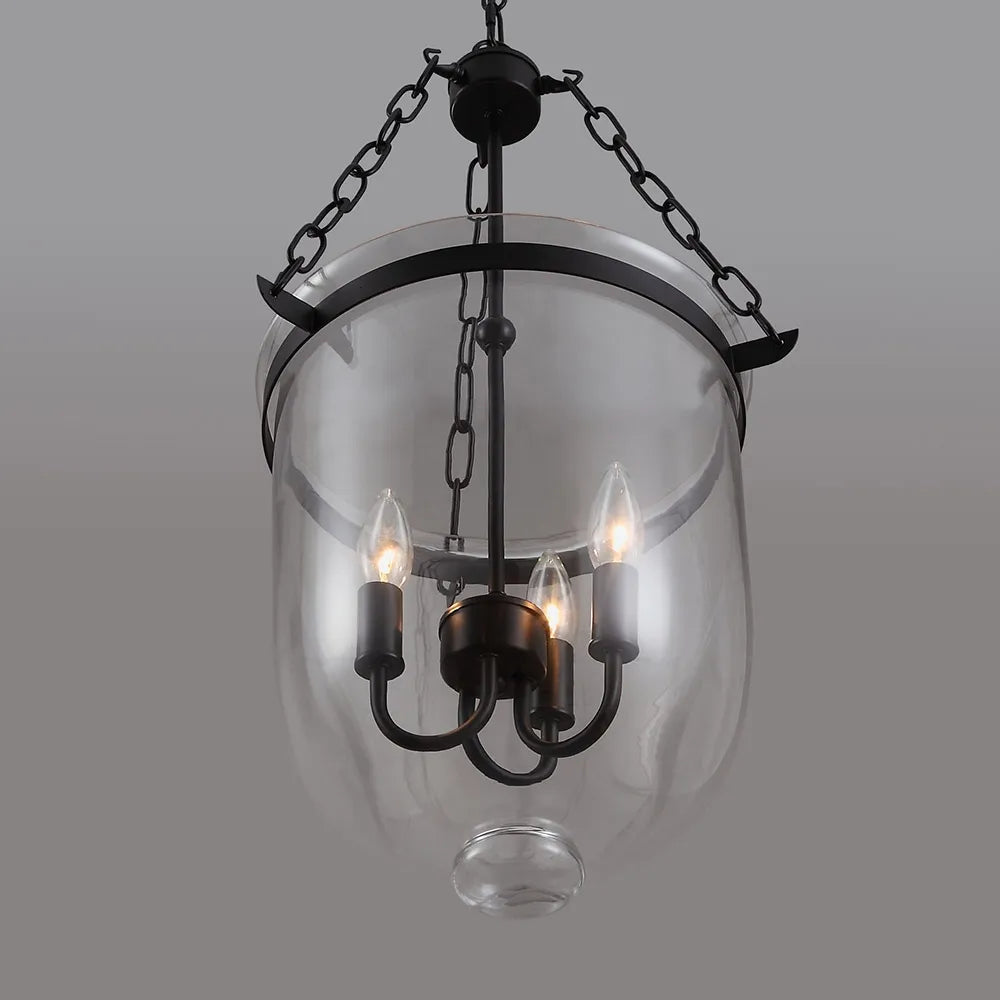 Avshaora Suspension Industrielle Vintage En Métal Et Verre - Neutralighting