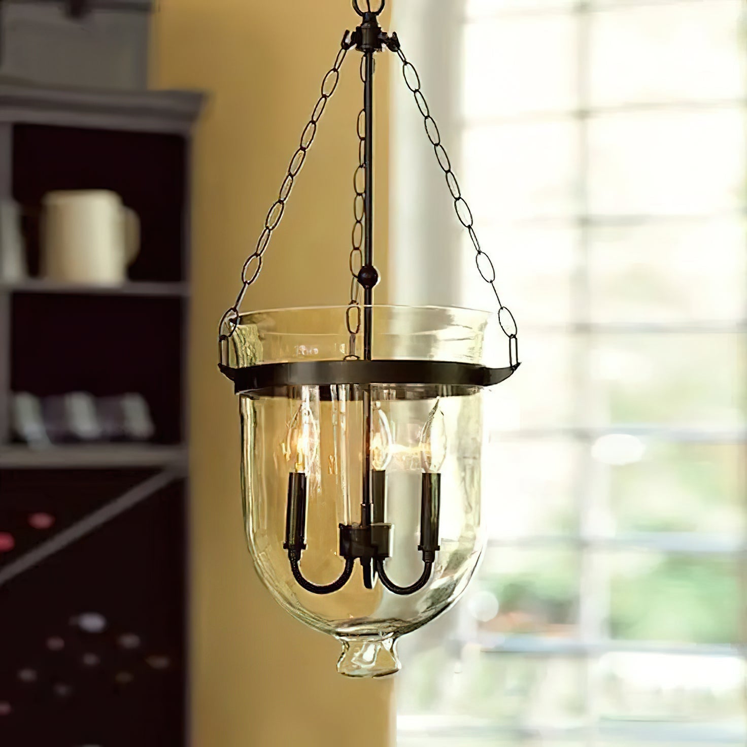 Avshaora Suspension Industrielle Vintage En Métal Et Verre - Neutralighting