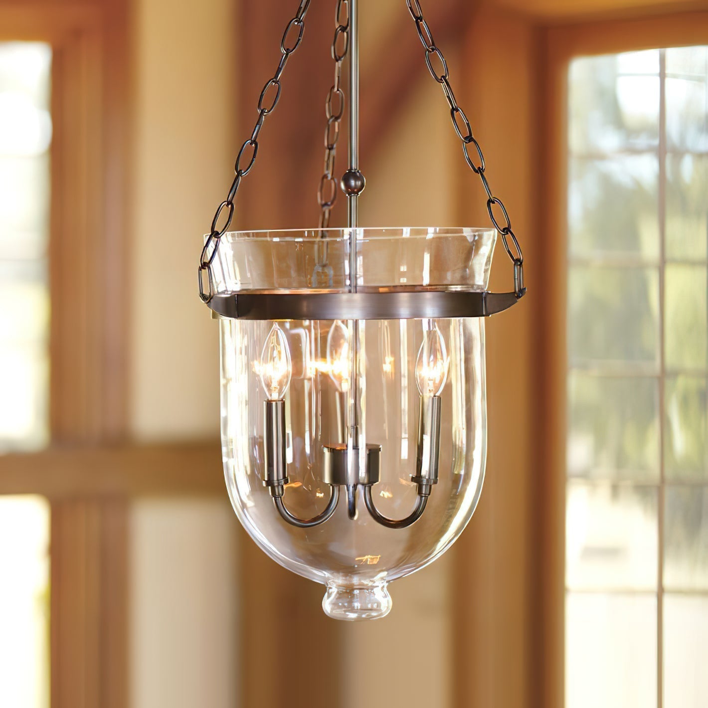 Avshaora Suspension Industrielle Vintage En Métal Et Verre - Neutralighting