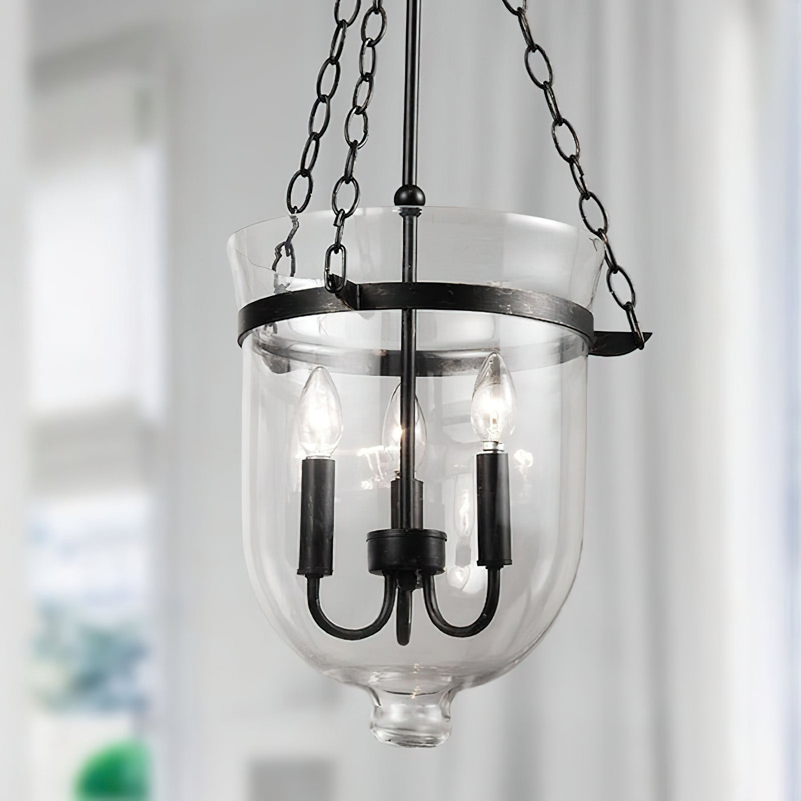 Avshaora Suspension Industrielle Vintage En Métal Et Verre - Neutralighting