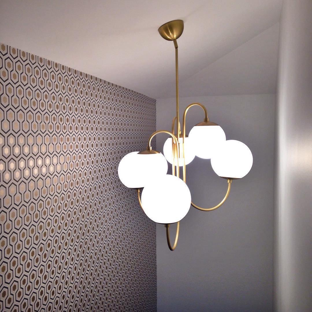 Zathaor Lustre En Verre Et Métal à Créativité Individuelle - Neutralighting