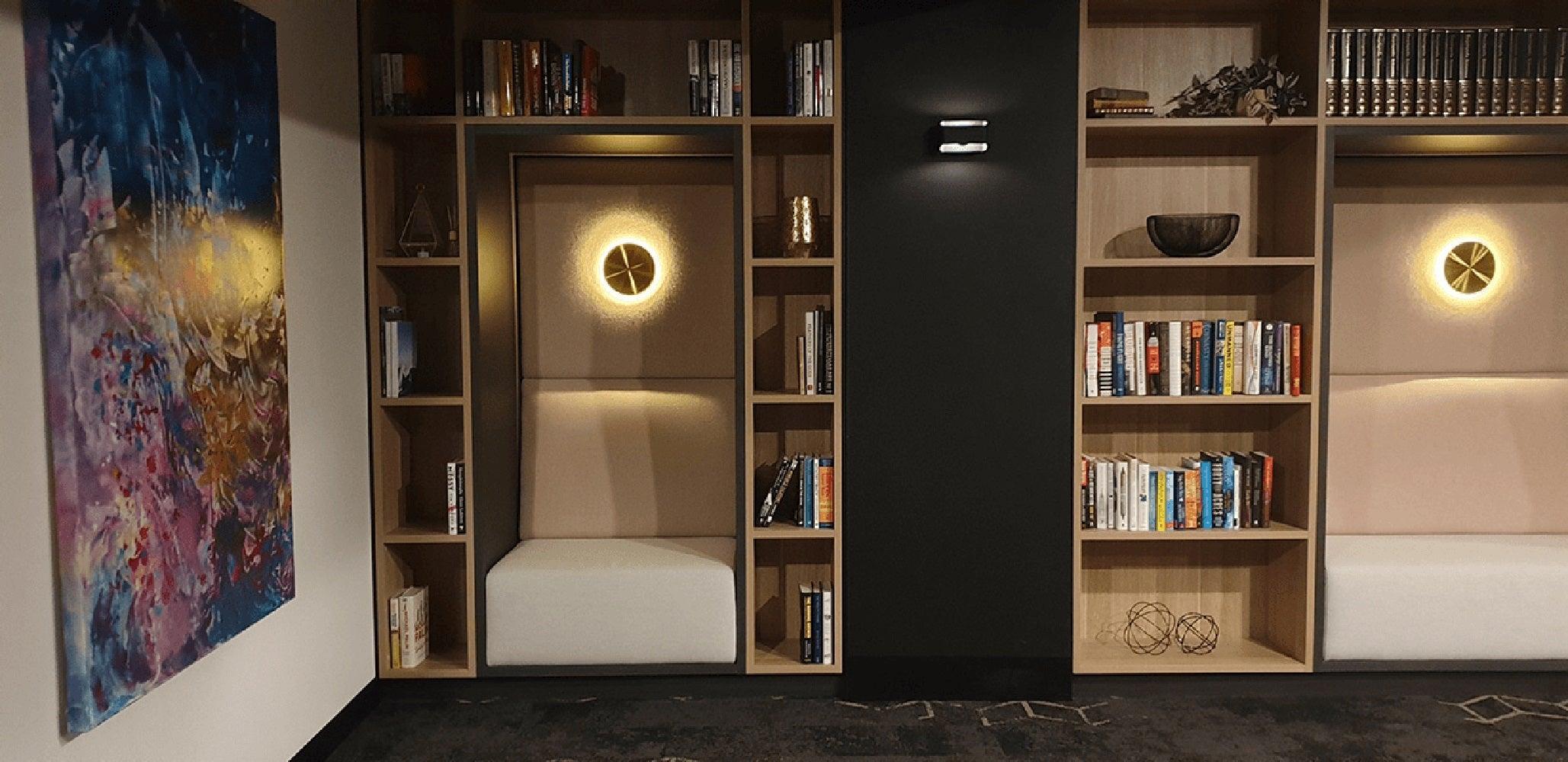 Tivral Lampe Murale Minimaliste en Laiton - Neutralighting