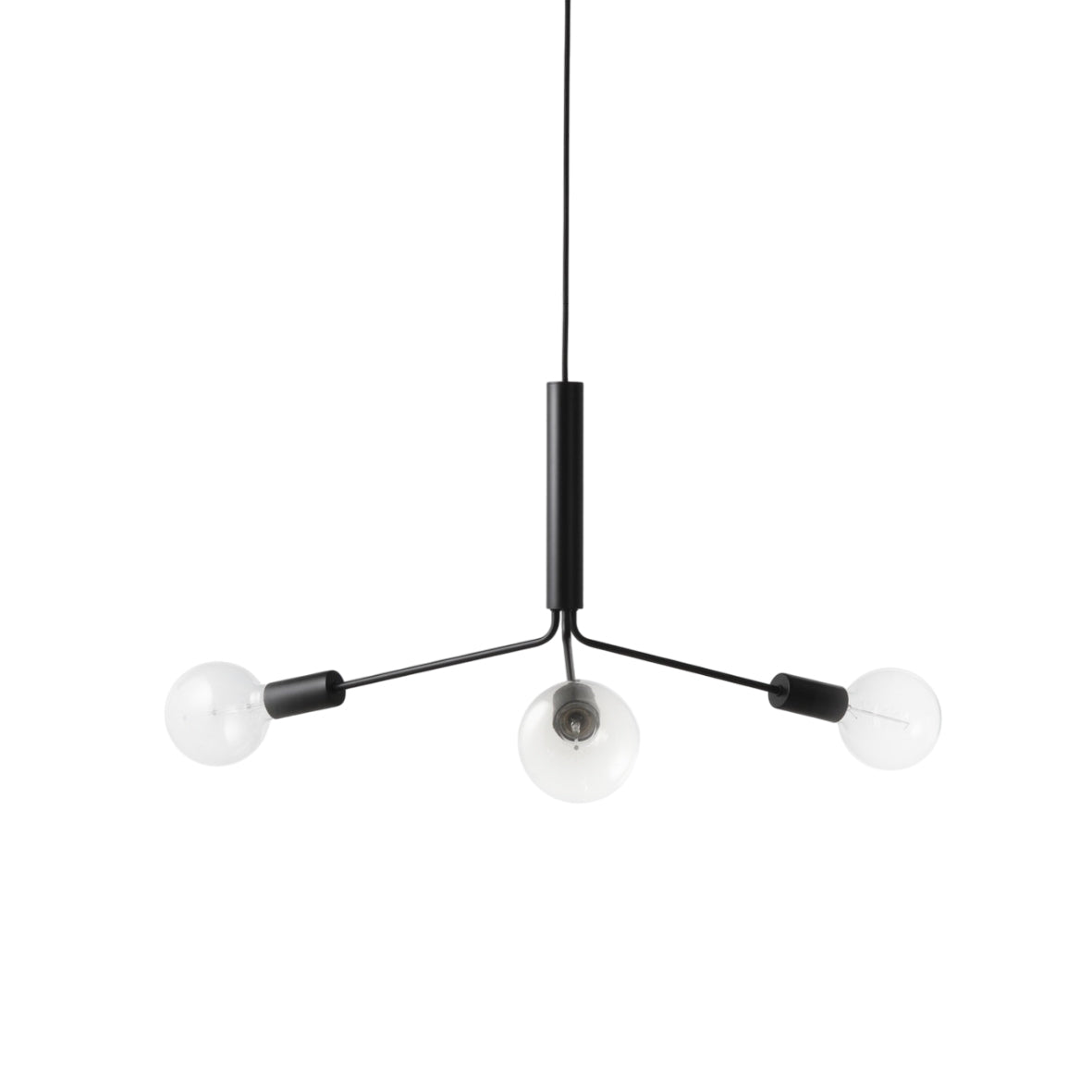 Mysolisra Modern Minimalist Metro Metal Chandelier - Lamp Copper