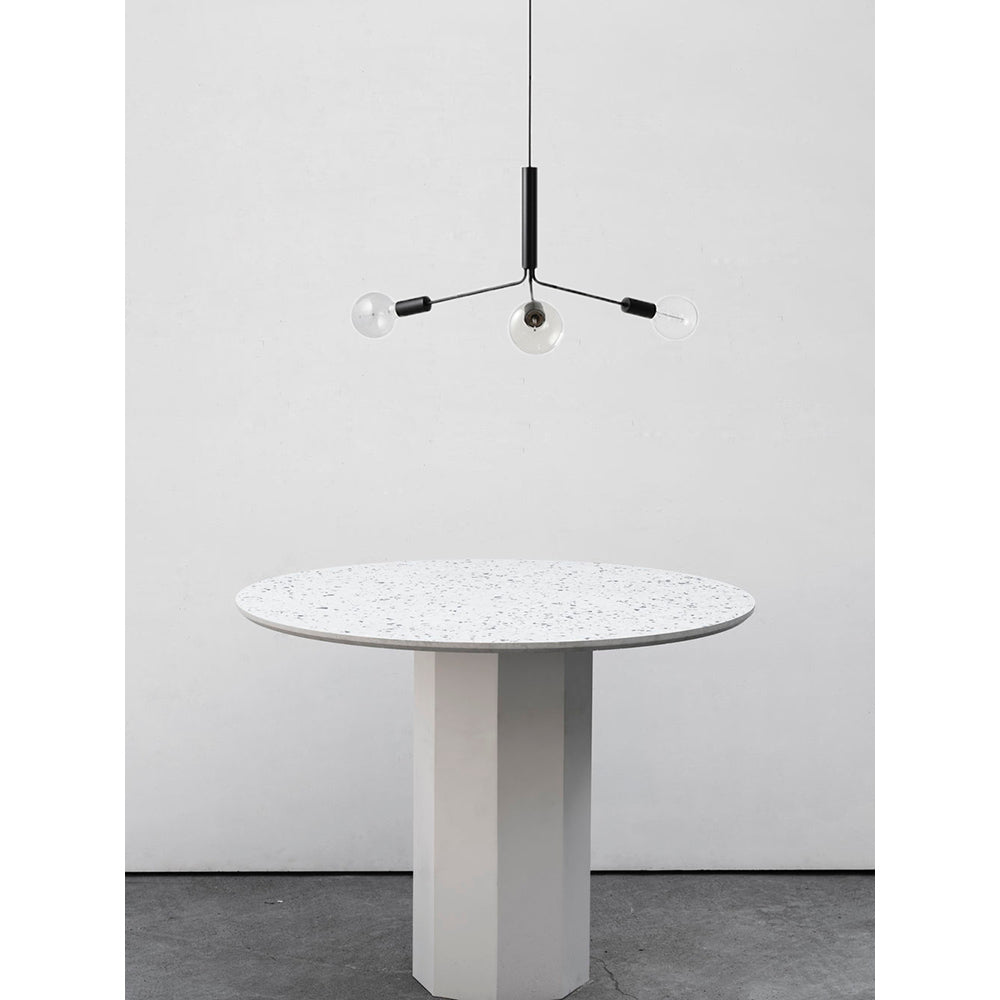 Mysolisra Modern Minimalist Metro Metal Chandelier - Lamp Copper