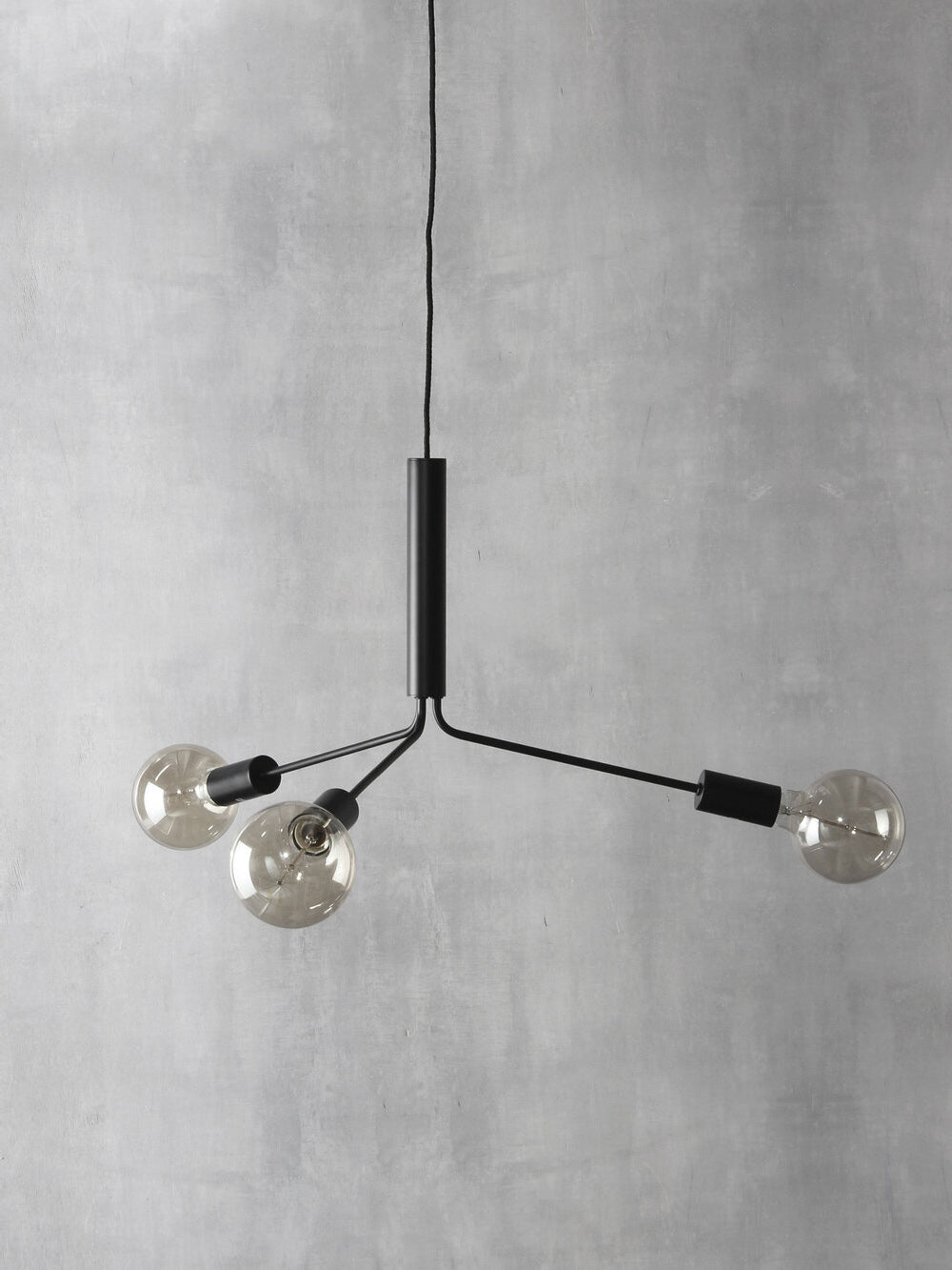 Mysolisra Modern Minimalist Metro Metal Chandelier - Lamp Copper