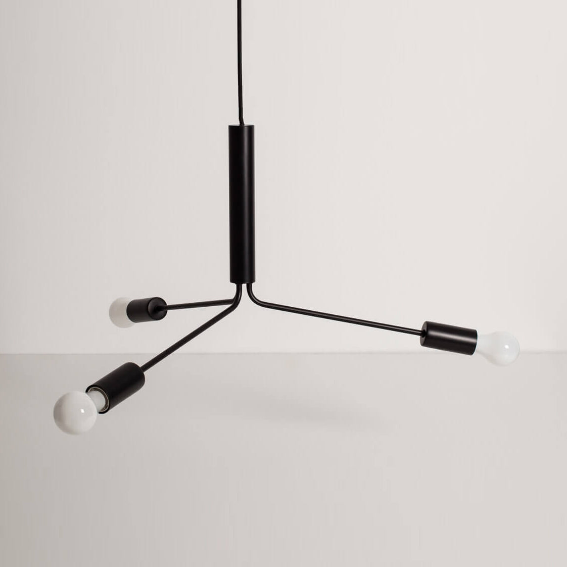 Mysolisra Modern Minimalist Metro Metal Chandelier - Lamp Copper