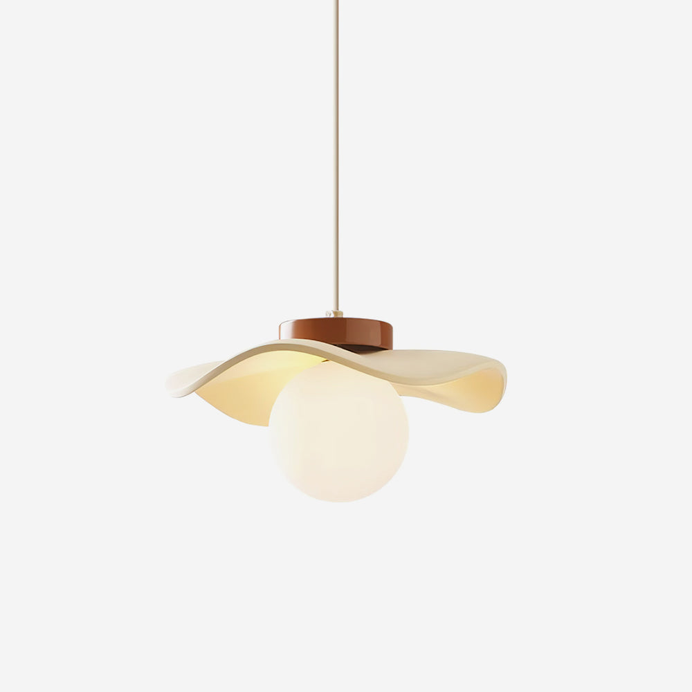 Suspension Verre Ondulé Ombre Sculptural Minimaliste Accent - Neutralighting