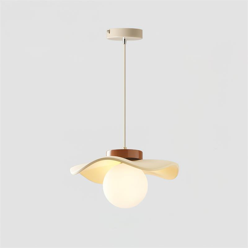 Suspension Verre Ondulé Ombre Sculptural Minimaliste Accent - Neutralighting