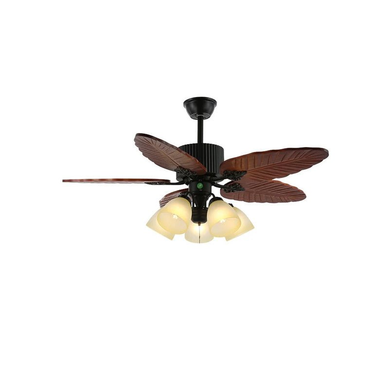 Ventilateur de plafond tropical moderne avec télécommande