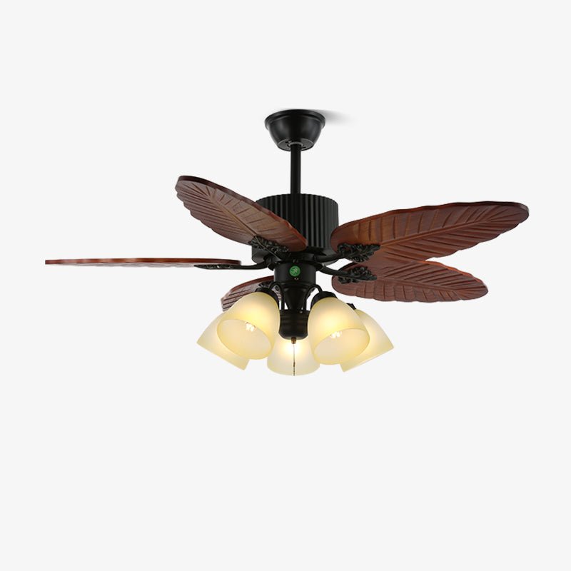 Ventilateur de Plafond Alistair Pales Bois, présentant sa puissance à fréquence variable