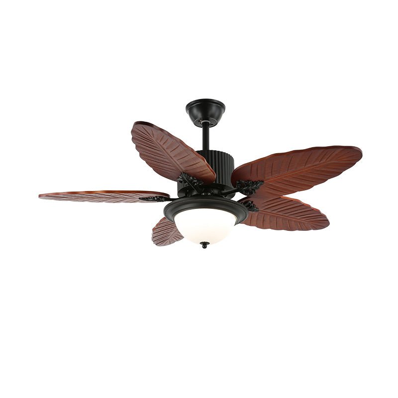 Ventilateur de Plafond Alistair Pales Bois, illustrant différentes options de taille (ex: 48 pouces)