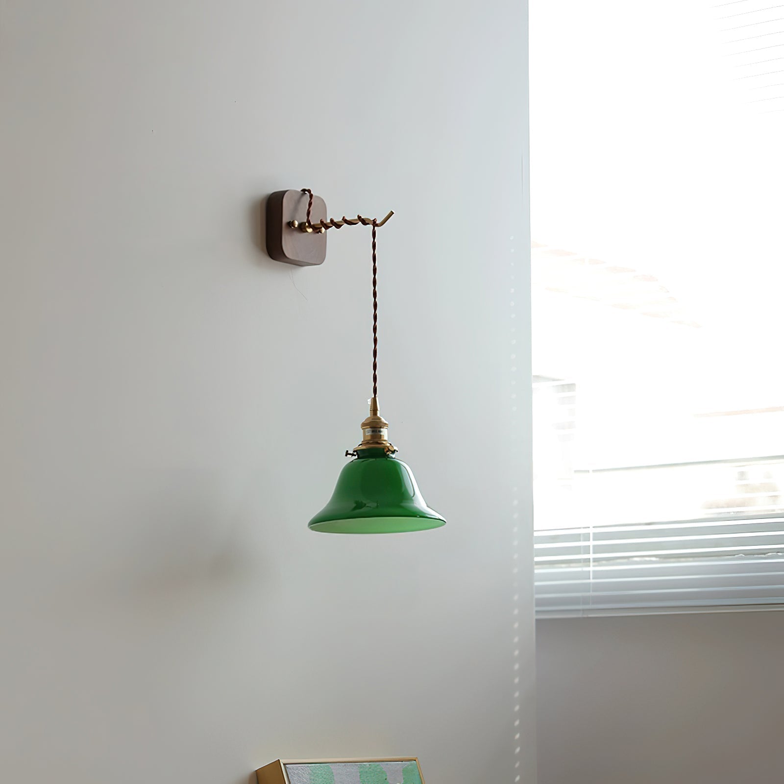 Bell Applique Murale Laiton Vert Moderne - Neutralighting