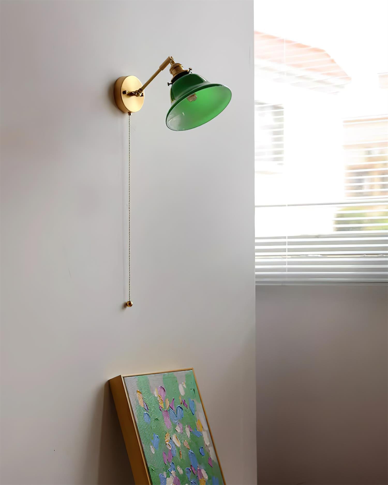 Bell Applique Murale Laiton Vert Moderne - Neutralighting
