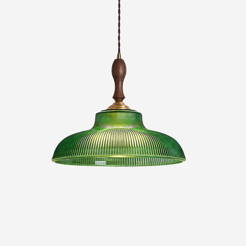Nolyn Vintage-Fluted Glass Pendant Lamp - Letslighting