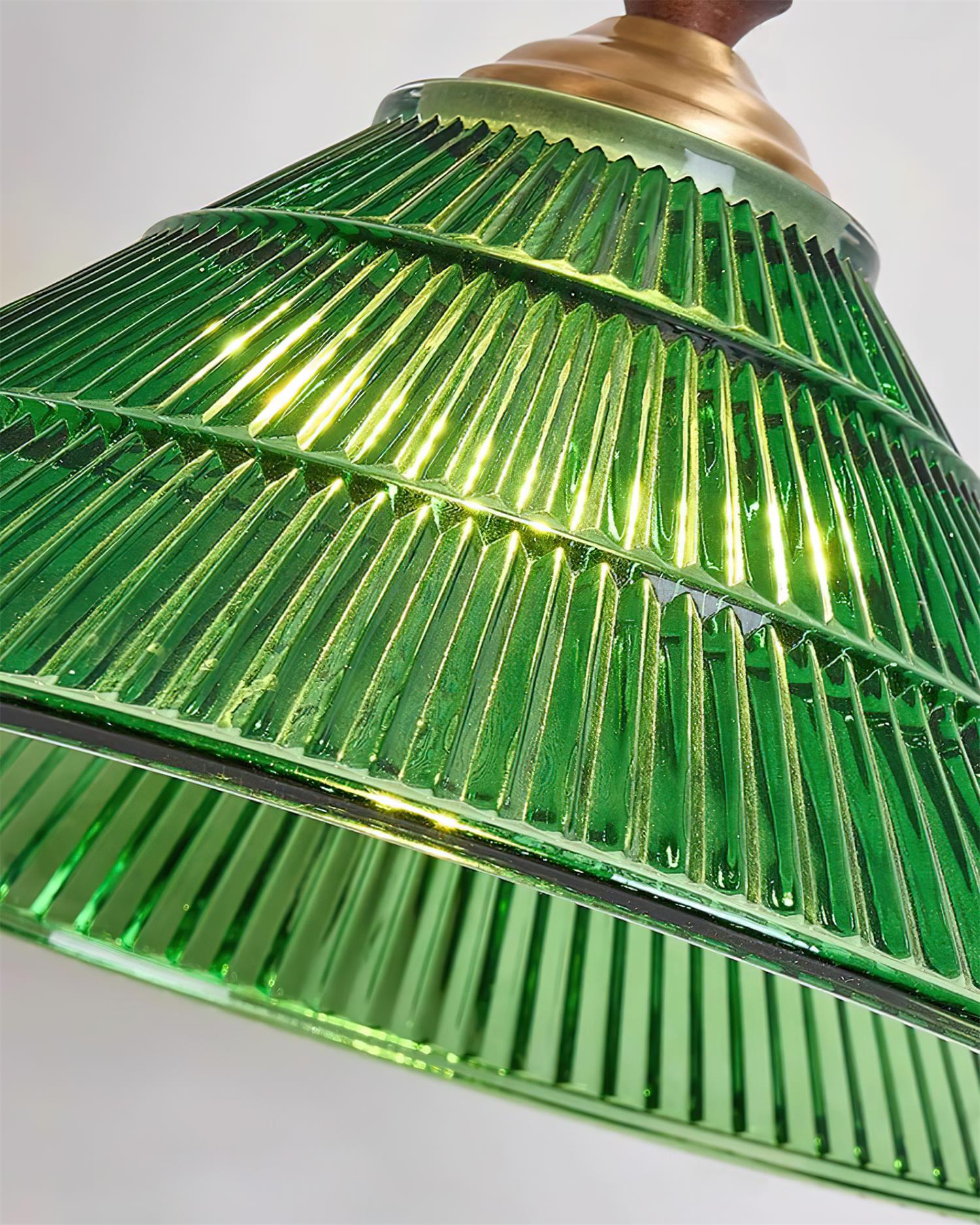 Nolyn Vintage-Fluted Glass Pendant Lamp - Letslighting