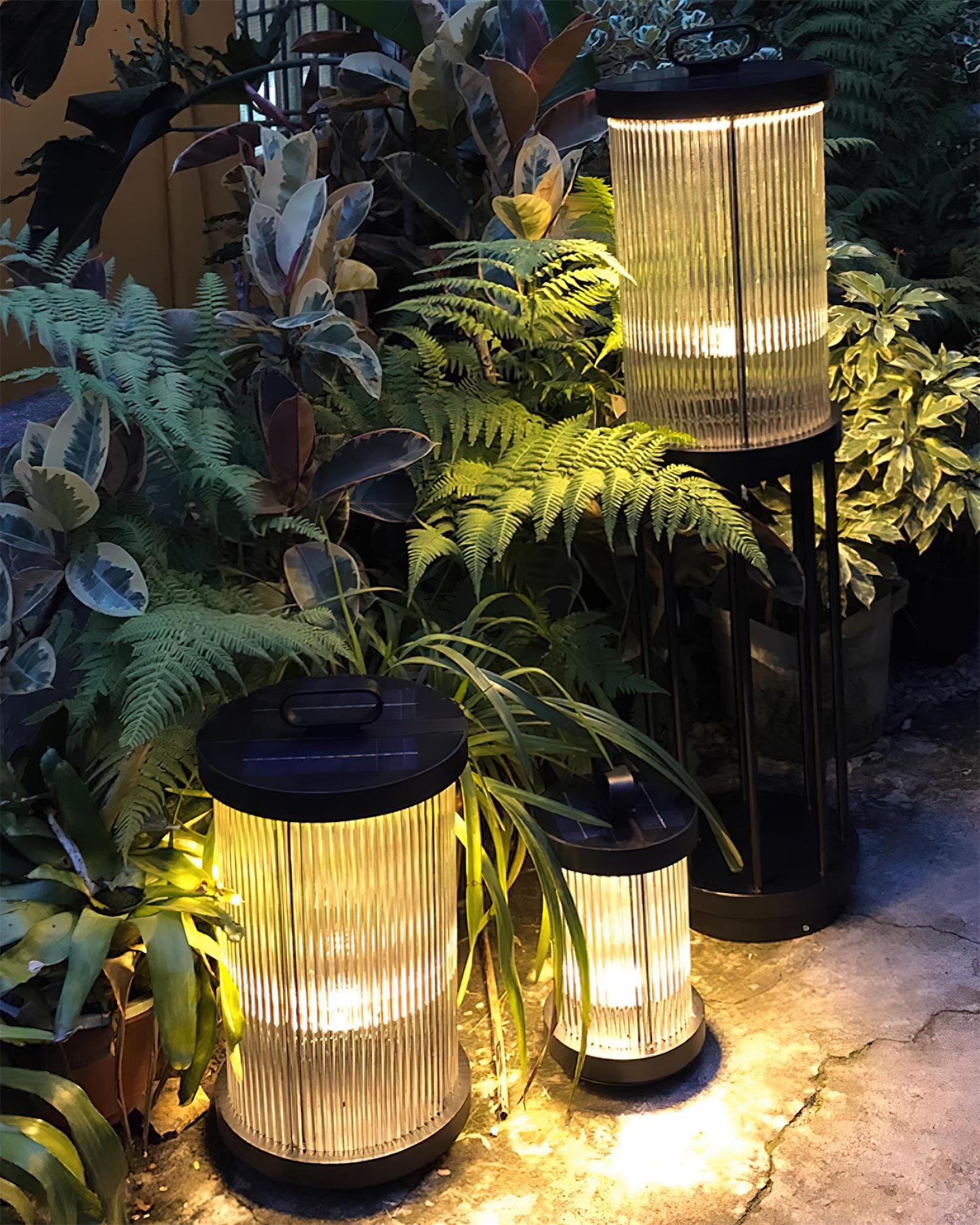 Greta Lampe Extérieure Cylindre en Acier Inoxydable Moderne - Neutralighting