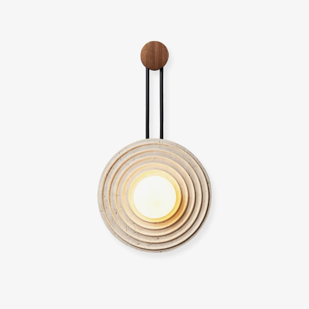 Isoror Applique Murale en Travertin Anneau Spirale - Neutralighting