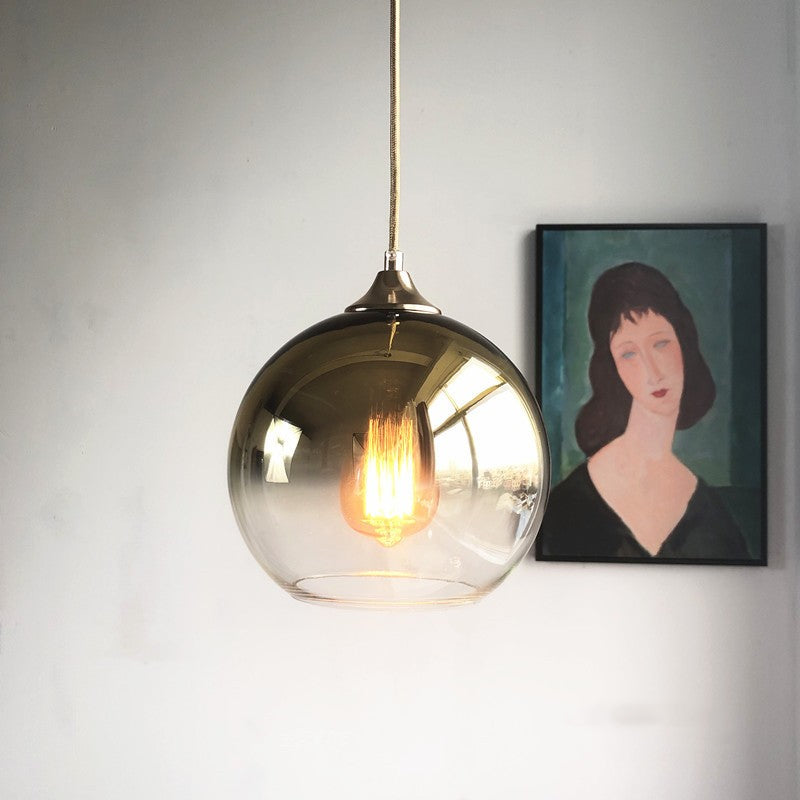 Brina Lampe Suspendue à Boule de Verre Chambre à Coucher/Salle à Manger