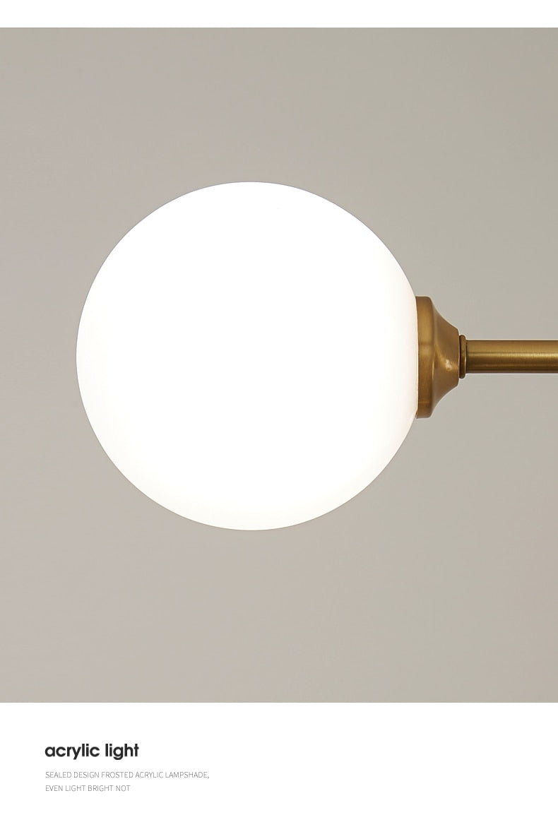 Valentina Suspension Luminaire LED Métal Doré - Neutralighting