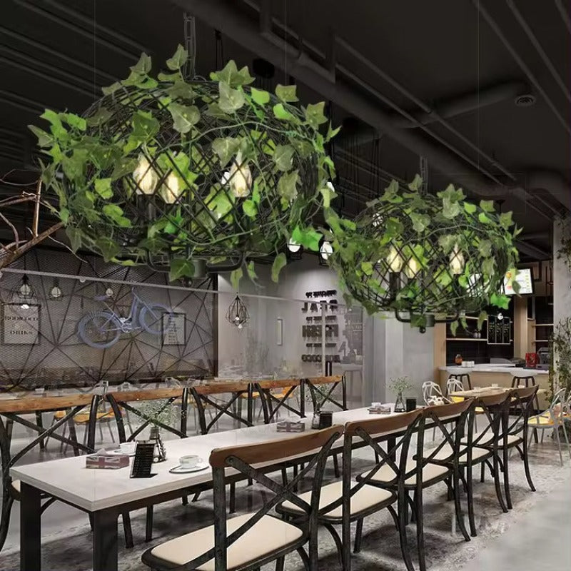Arisha Suspension Luminaire LED Industrielle Métal Salon - Neutralighting
