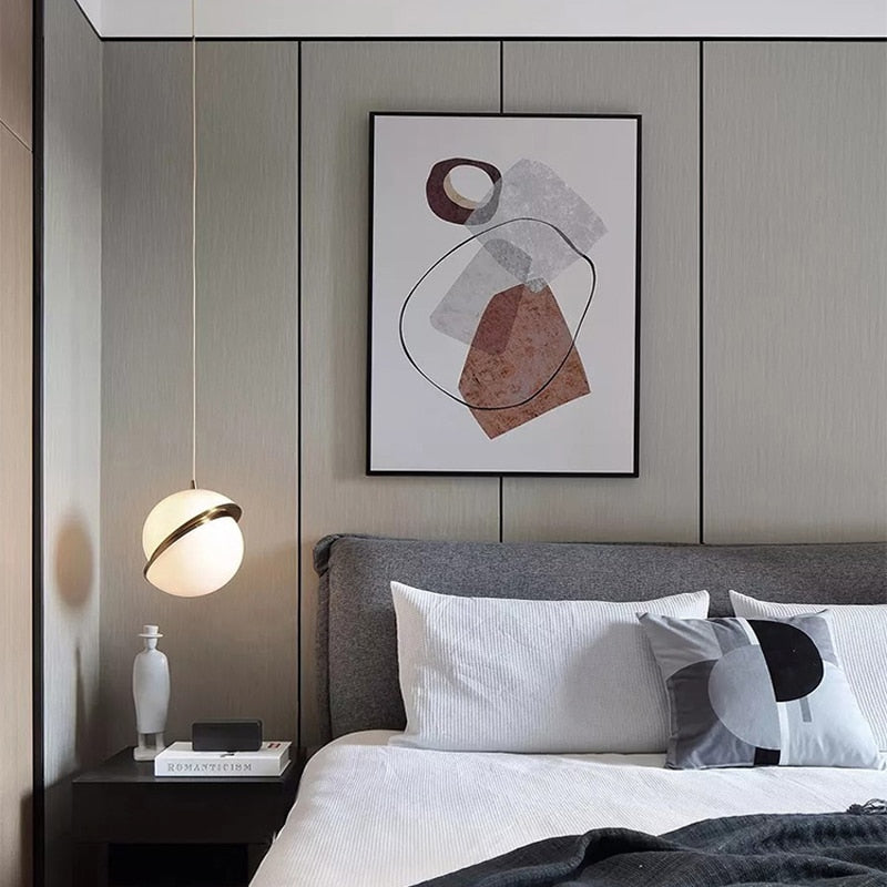 Luminaires suspension  postmoderne Rond