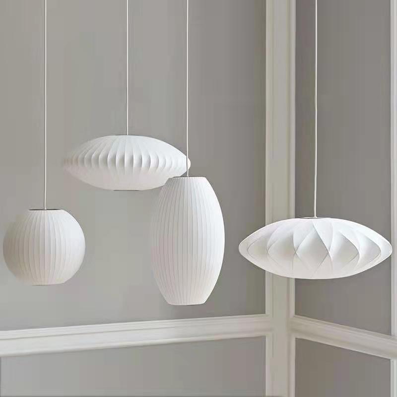 Etrio Suspension Vintage. Métal/Tissu. Blanc. Bar - Neutralighting