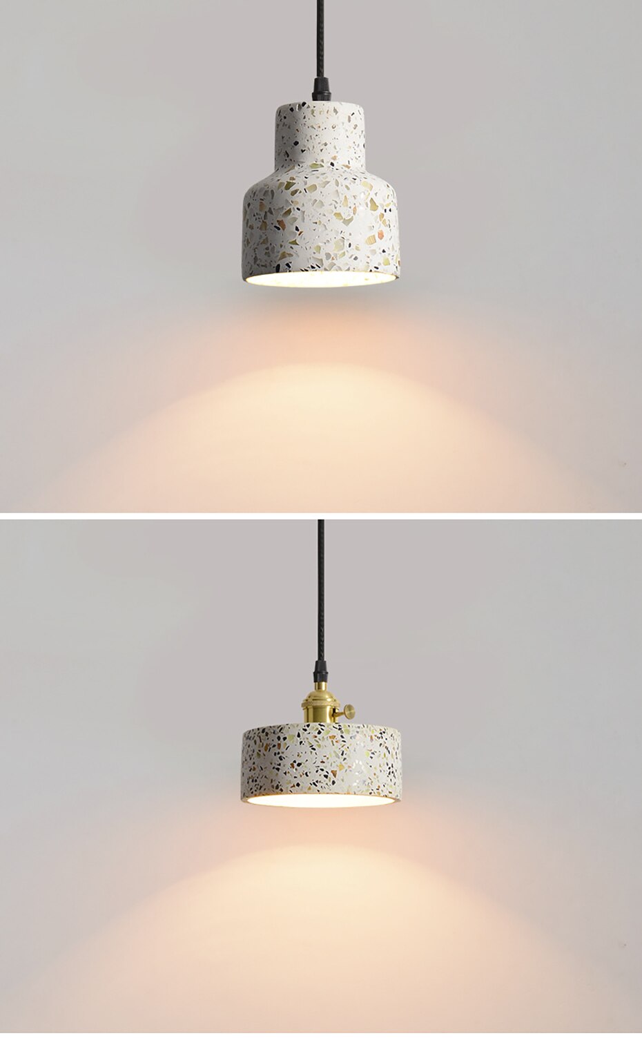Arisha Luminaires Suspendus LED Élégant Nordiques Ciment Chambre - Neutralighting
