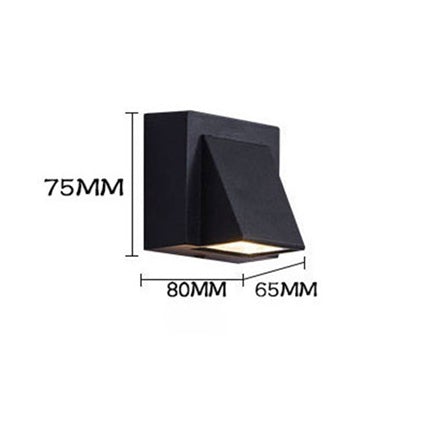 Ray Applique Murale Linéaire Moderne Simple, Métal, LED, Noir, Jardin - Neutralighting