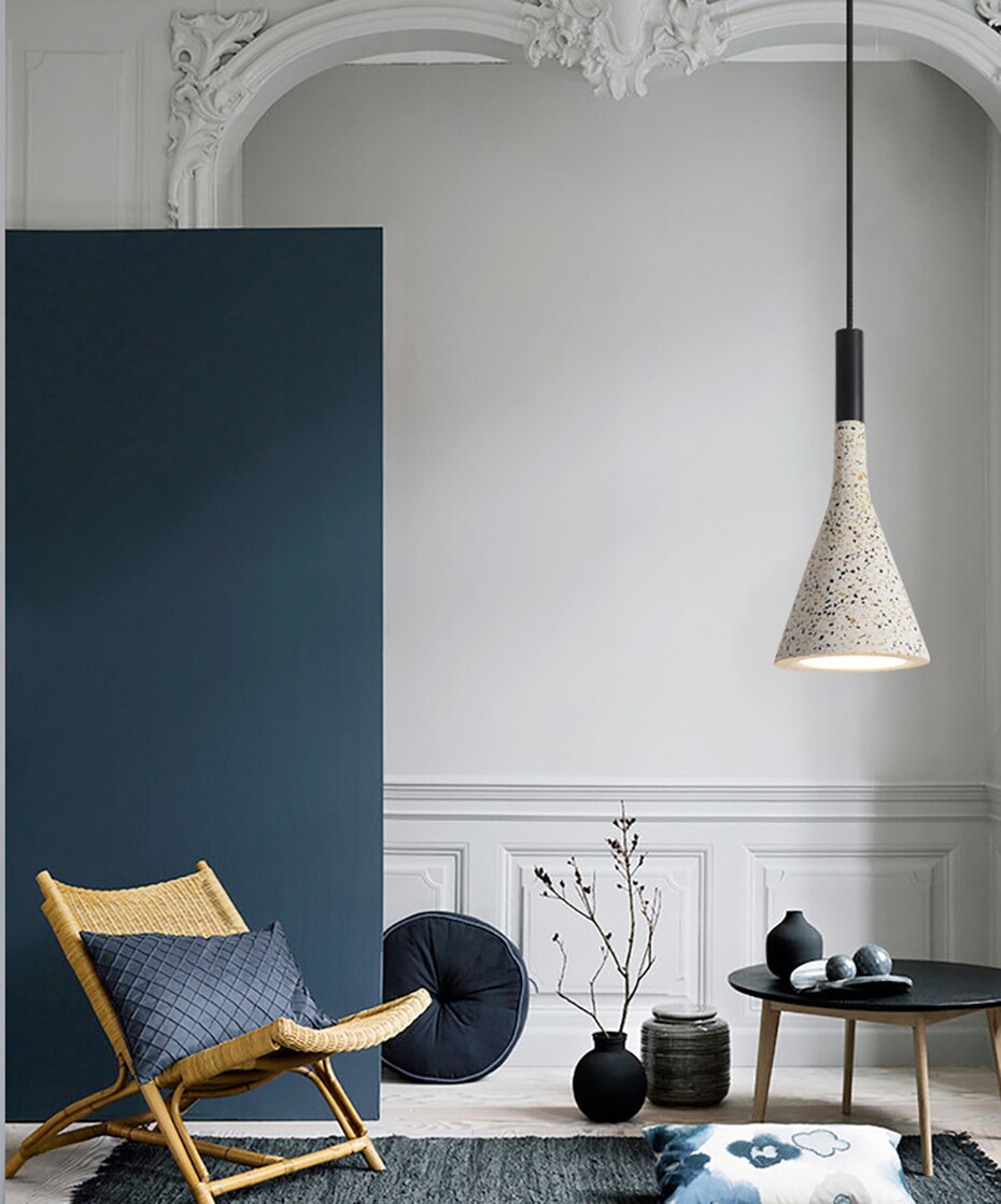 Arisha Luminaires Suspendus LED Élégant Nordiques Ciment Chambre - Neutralighting