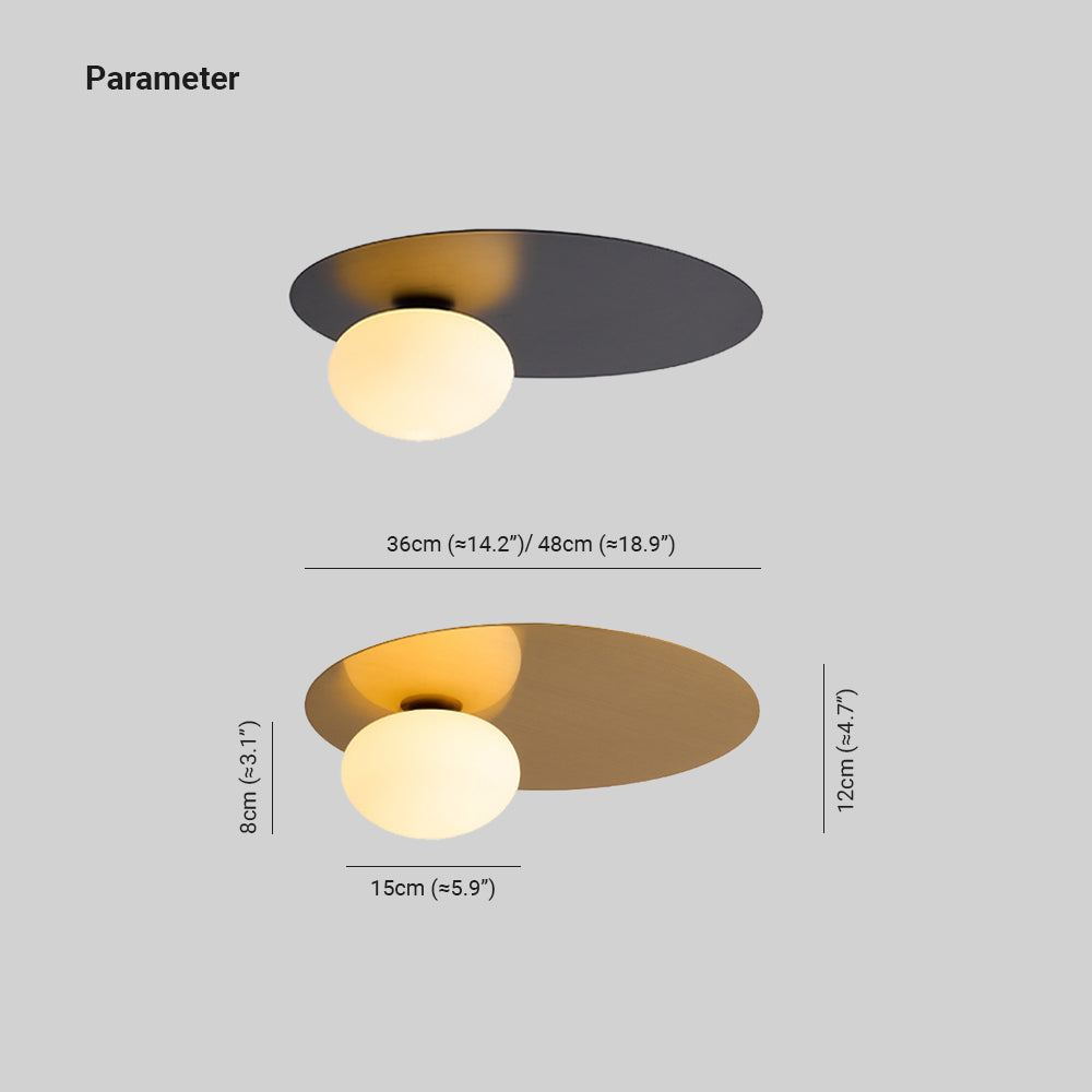 Arisha Minimalist LED Plafonnier Métal Salon Salle à Manger