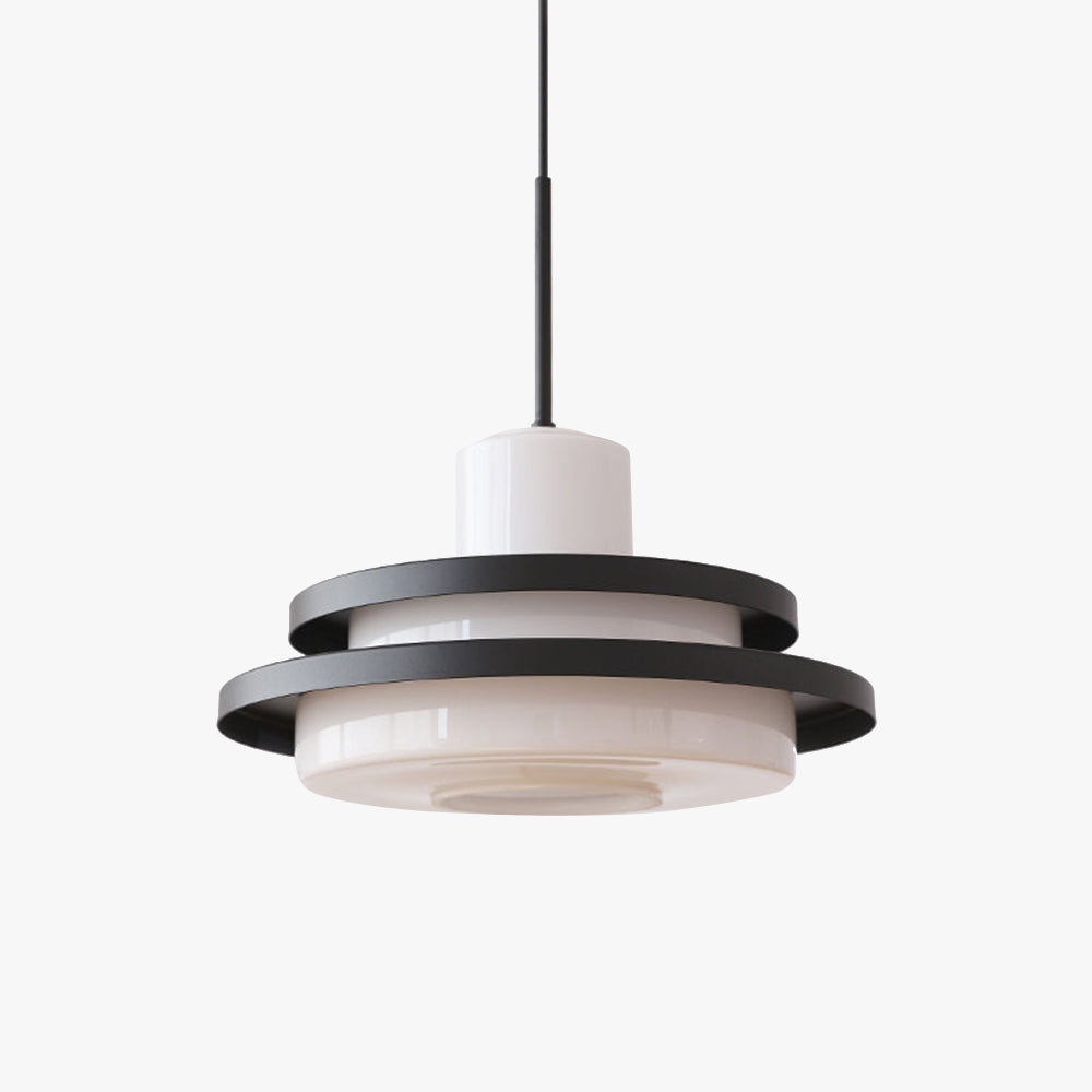 Valentina Milieu du Siècle Bauhaus Suspension Verre Chambre à Coucher Salle à Manger - Neutralighting