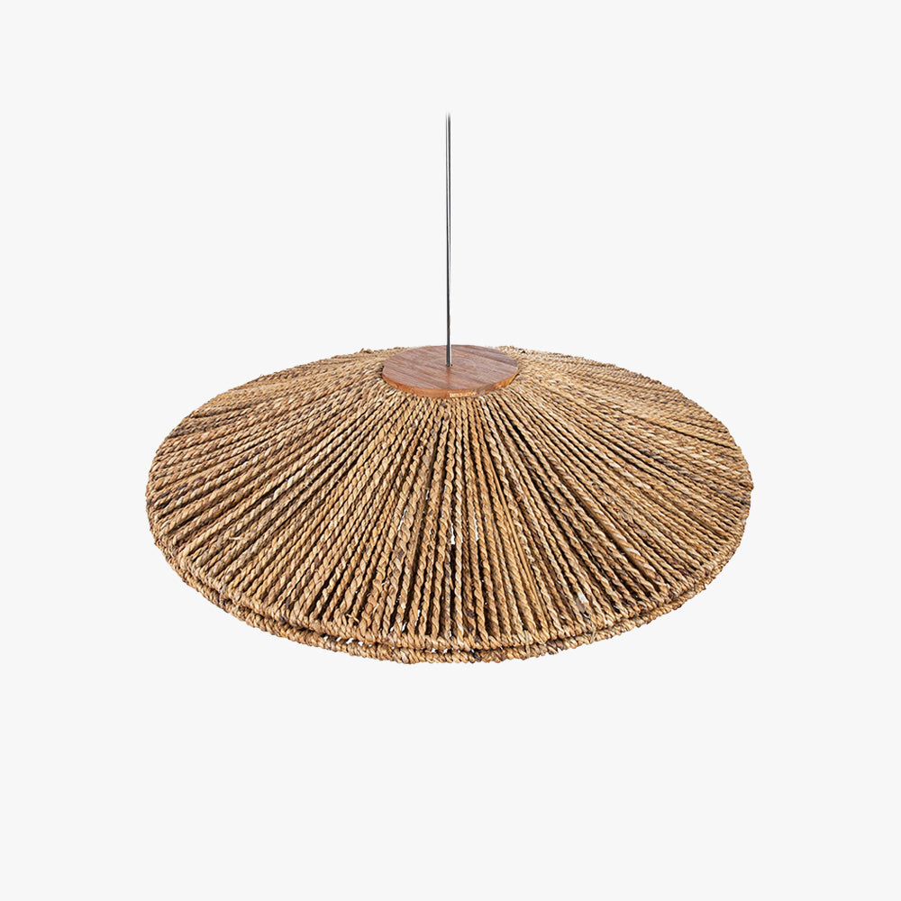 Ritta Rustique Suspension Rotin Salon Salle à Manger Chambre à Coucher - Neutralighting