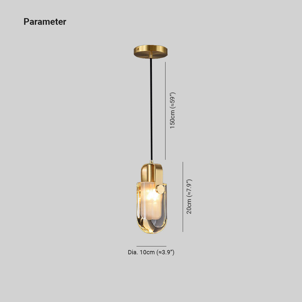 Kristy Classique Linéaire Suspension Cristal Salle à Manger Sallon - Neutralighting