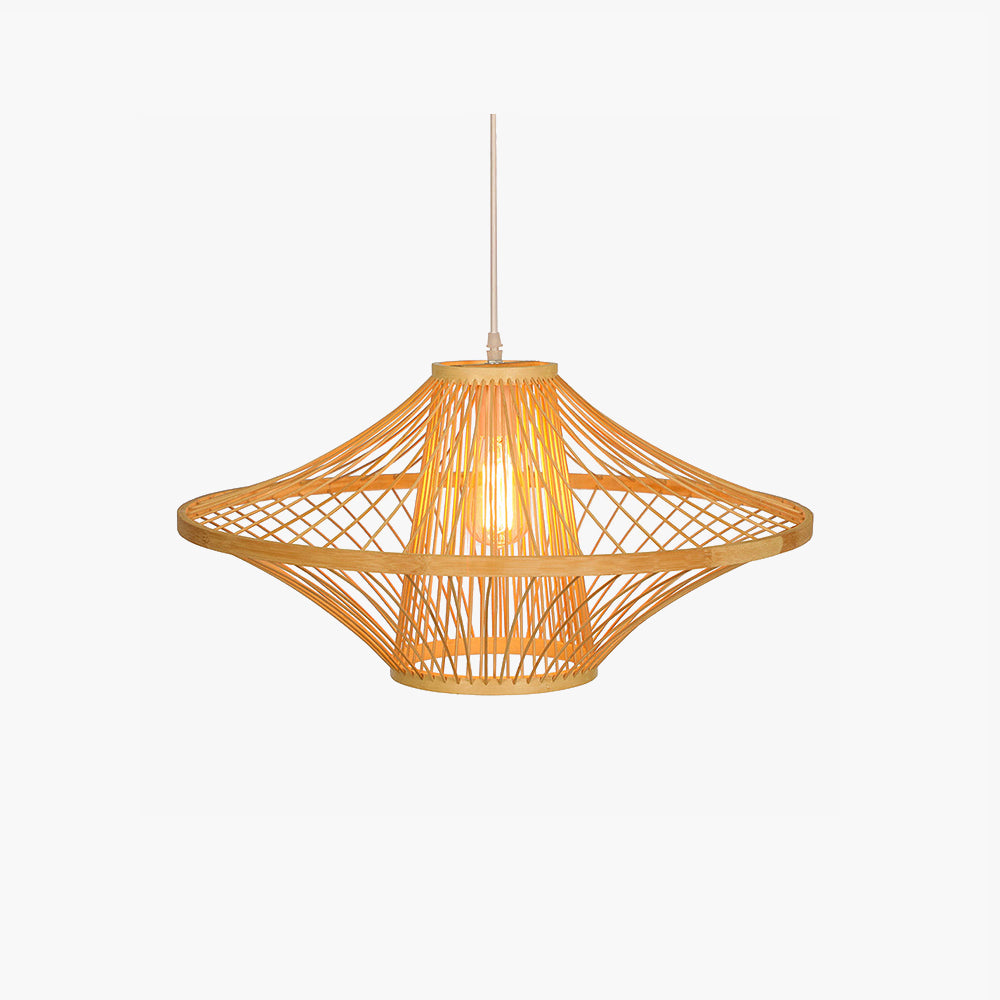 Ritta Suspension Créative Fait à la Main Bambou Salon - Neutralighting
