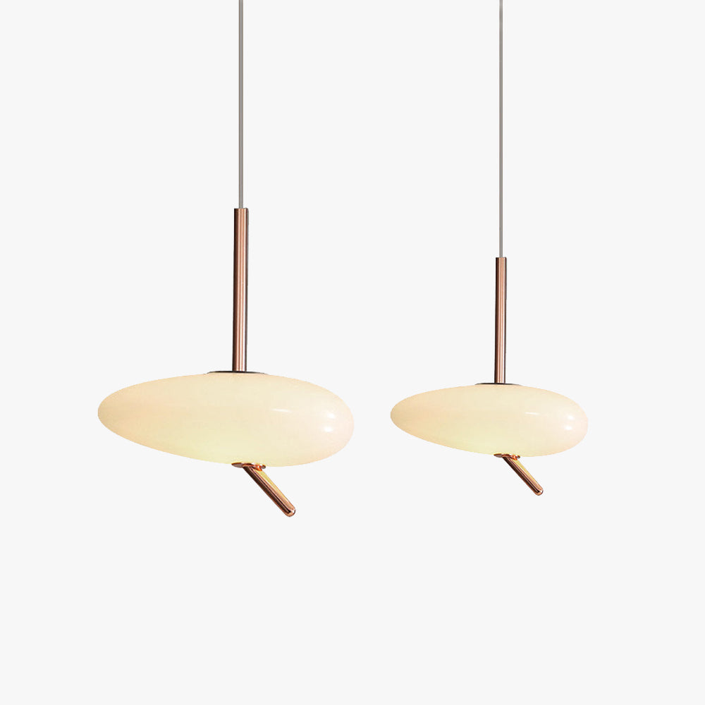 Valentina Suspension Moderne Galets Acrylique Métal Salon - Neutralighting